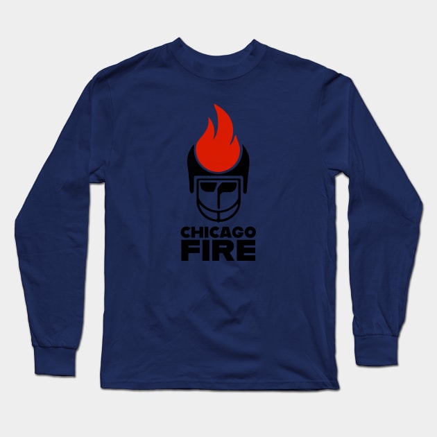 Defunct Chicago Fire WFL Football 1974 Long Sleeve T-Shirt by LocalZonly